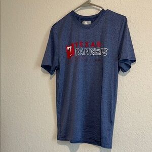 Majestic Blue Short Sleeve Tee with Crew Neck